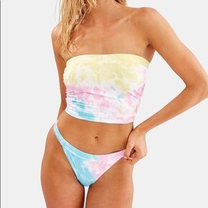 Solid & Striped X Re/done tie dye Bikini